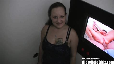 Busty Tits Brunette Glory Hole BJ