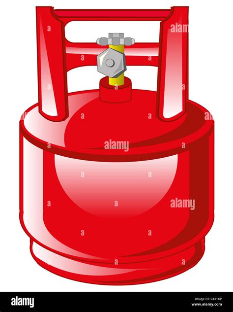 Gas Cylinder Red Hi Res Stock Photography And Images Alamy