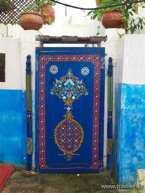 The Ouda A Kasbah In Rabat Morocco Gorgeous Doors Painted Doors