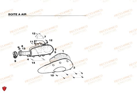 Boite A Air Pi Ces Kymco Neuves Pieces Super Mmc Ac Cc T Euro Ii