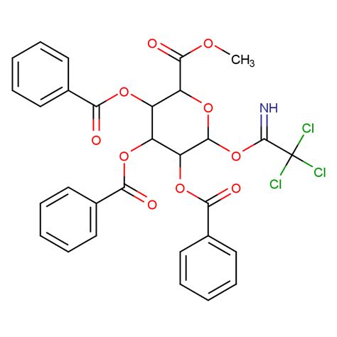 169557 99 7 2 3 4 三 O 苯甲酰基 alpha D 吡喃葡萄糖醛酸甲酯三氯乙酰亚胺酯 cas号169557 99 7分子式