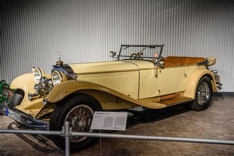 SINSHEIM GERMANY MAI 2022 Beige Mercedes Benz 710 SS Cabrio 1930