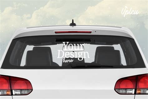 12 Creative Free Car Window Decal Mockup Psd Templates