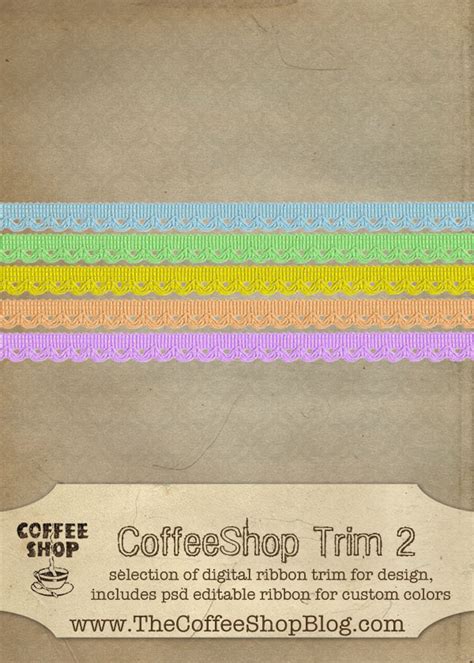 The CoffeeShop Blog CoffeeShop Digital Ribbon Trim 2