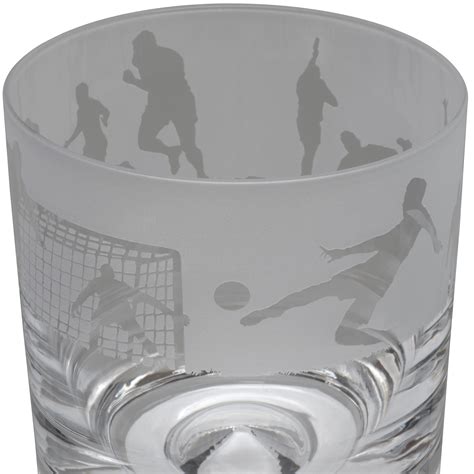 Animo Glass Whiskey Tumbler Football Ts Direct 2 U