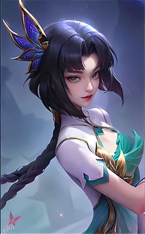 Skin Basic Zhuxin Di 2024 Legenda Seluler Gadis Animasi Ilustrasi