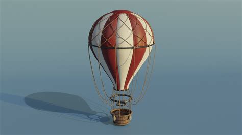 3D Model Realtime Hot Air Balloon CGTrader