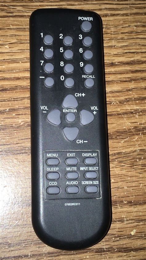 ORIGINAL SANSUI REMOTE CONTROL 076E0RC011 FOR TV GENUINE TESTED OEM