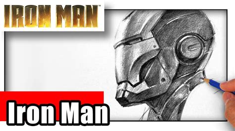 Face Realistic Iron Man Sketch - img-ultra