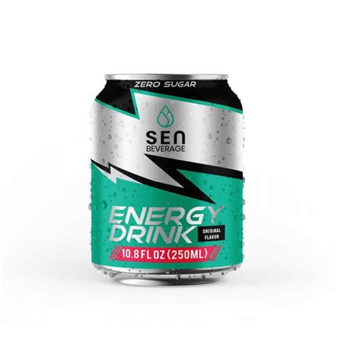 Energy Drink Original Flavor in 250ml short can - Sen Beverage