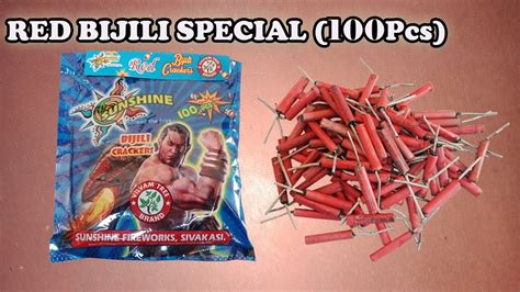 Red Bijili Special 100 Pcs SVR FIREWORKS SIVAKASI