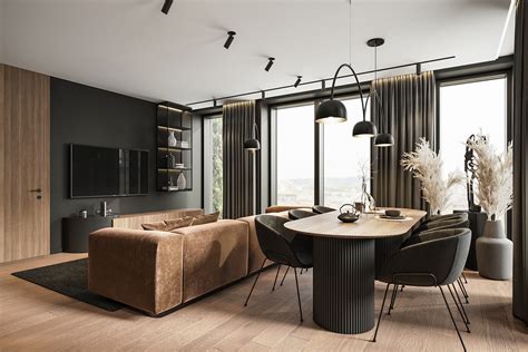 Modern apartments interior design Visualization (CGI) :: Behance