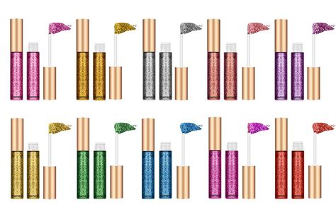 Ownest 10 Colors Liquid Glitter Eyeliner Metallic Shimmer Glitter