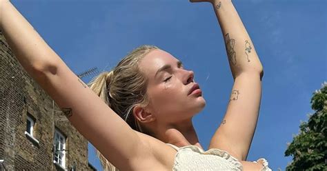 Lottie Moss Sizzles In Bikini Held Together By String As She Strips Off To Top Up Tan Daily Star