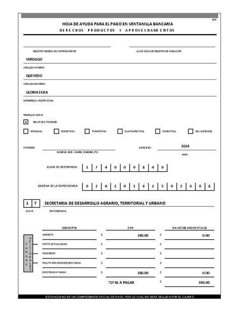 E5cinco 24 07 2024 DOCUMENTOS HOJA DE AYUDA PARA EL PAGO EN