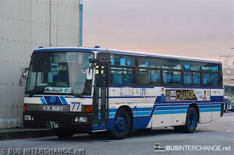 Bus 77 Okinawa Bus Mitsubishi Fuso Aero Star æ²ç 22 ã 356 Bus