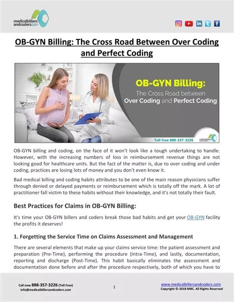 Ppt Ob Gyn Billing The Cross Road Between Over Coding And Perfect Coding Powerpoint