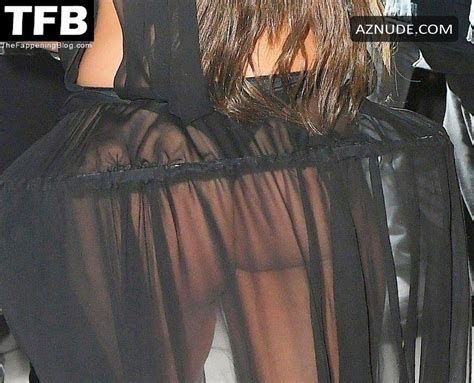 Addison Rae Sexy Seen Sowing Off Her Ass In A See Through Dress At The Met Gala After Party At