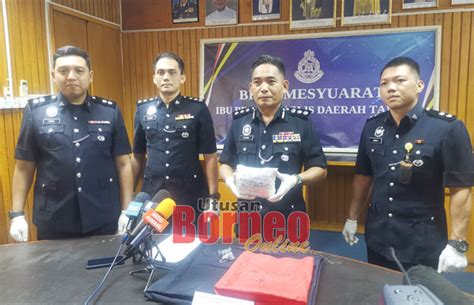 Dua Pengedar Ditahan Bersama Syabu Lebih Sekilogram Utusan Borneo Online