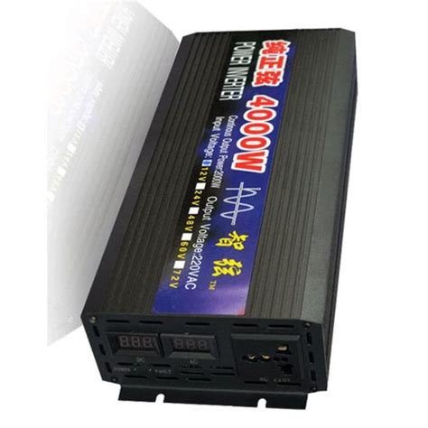 Convertisseur onde pur sinus 12V à 220 230V Onduleur 4000W