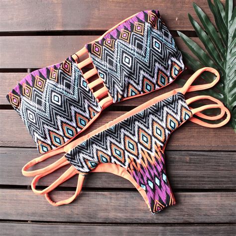 Khongboon Swimwear Safi Handmade Two Piece Bikini With Reversible