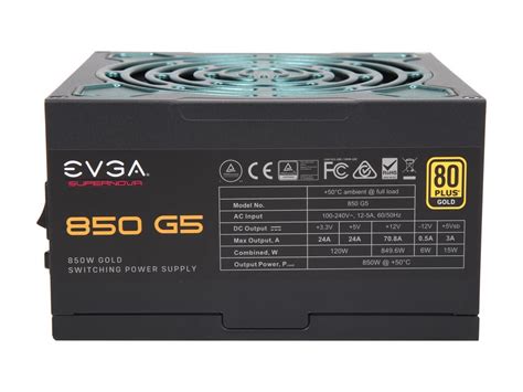 Evga Supernova 850 G5 850w Fully Modular Power Supply Newegg Ca