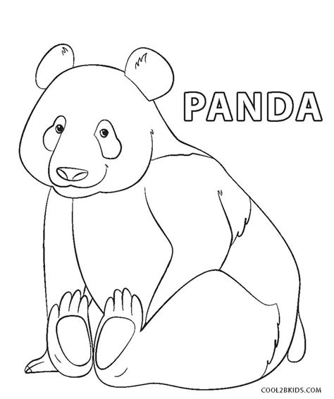 Desenhos de Panda para colorir Páginas para impressão grátis