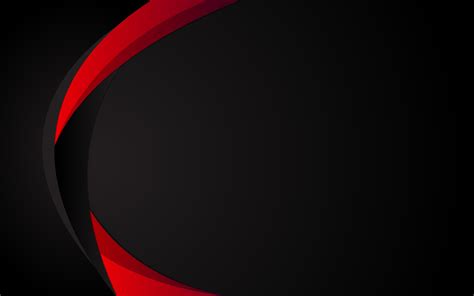 Red and black contrast background of corporate waves. Design for banner, flyer, flyer with place ...