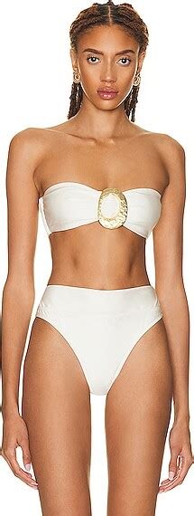 Cult Gaia Aradhya Bikini Top In White Shopstyle Swimwear