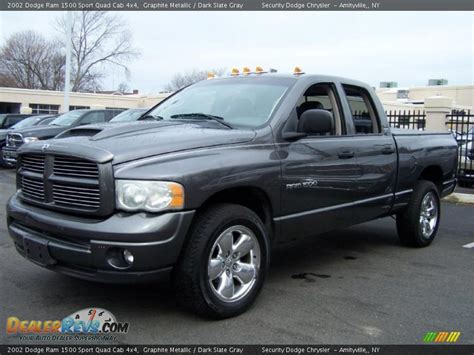 2002 Dodge Ram 1500 Sport Quad Cab 4x4 Graphite Metallic Dark Slate