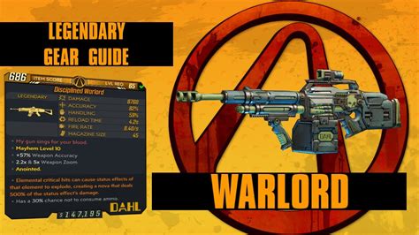 Borderlands Warlord Legendary Gear Guide Youtube