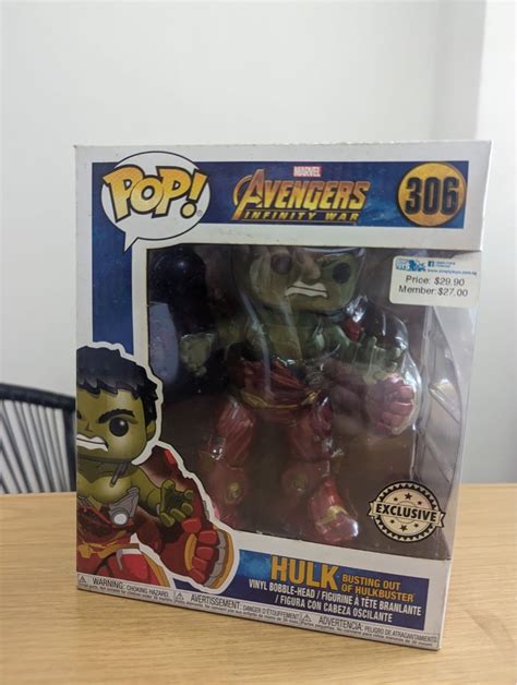 Avengers Infinity War Funko Hulk Busting Out Of Hulkbuster