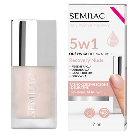 Semilac Odżywka do Paznokci Nude Niska cena na Allegro