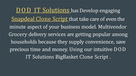 Ppt Best Snapdeal Clone Script Readymade Clone Script Powerpoint