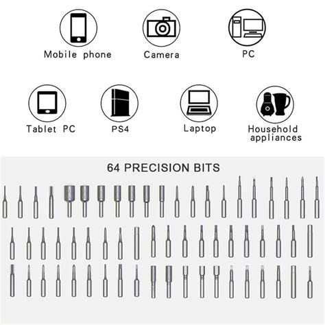 73 In 1 Professional Multi Functional Repair Tool Screwdriver Set ...