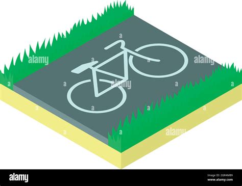 Bike Parking Icon Cartoon Style Stock Vector Image And Art Alamy