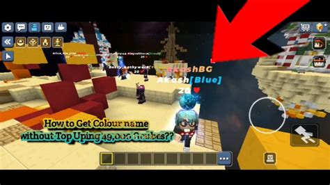 How To Get Colour Name Tag In Blockman Go Youtube