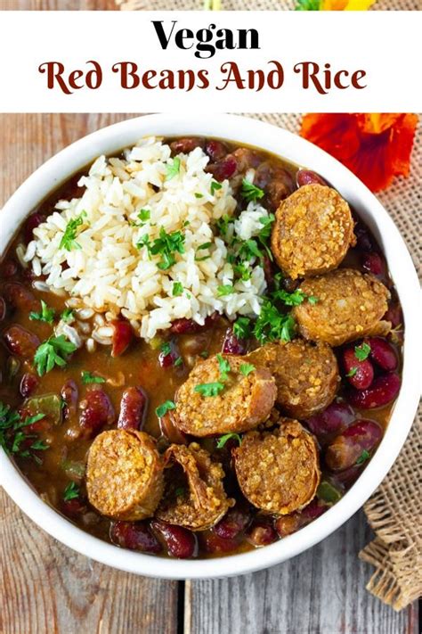 Vegan Red Beans And Rice Recipe