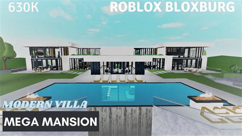 Bloxburg Modern Mansion 500k