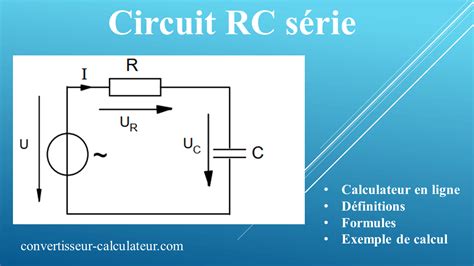 Circuit RC série définition formules et exercice N1