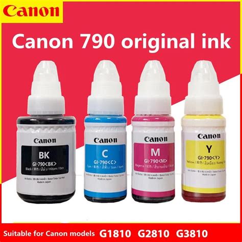 Jual Tinta Printer Canon Pixma 790 Original Genuine SERIES G1010 G2010