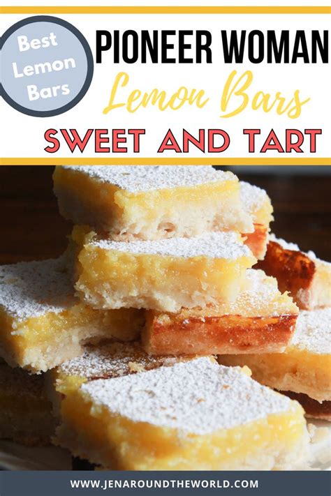 Pioneer Woman Lemon Bars Recipe Lemon Bars Recipe Lemon Bars Pioneer Woman Lemon Bars Easy