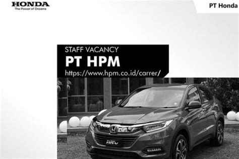 Foto Honda Prospect Motor Buka Lowongan Kerja Berbagai Posisi Simak