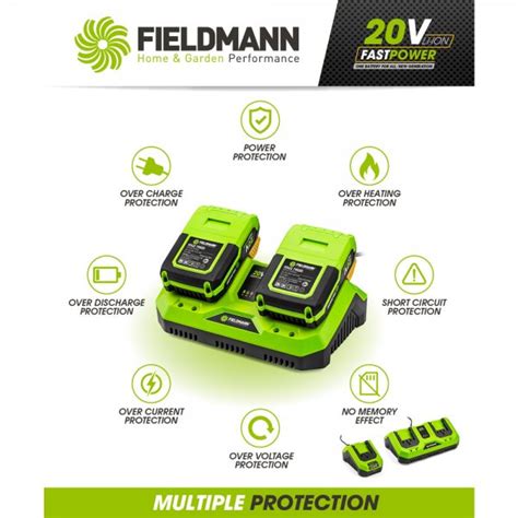 FDUZ 79110 2x20V Rychlonabíječka FIELDMANN F store cz