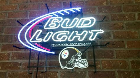 Custom Bud Light Pittsburgh Steelers Neon Sign NFL Teams Neon Light ...