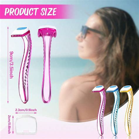 3pcs Disposable T Shaped Women S Bikini Shaving Razor Durable Travel