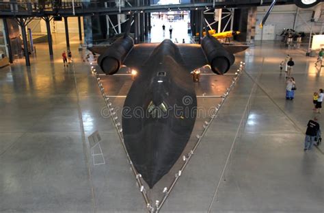 Lockheed SR-71 Blackbird editorial photography. Image of museum - 22216162