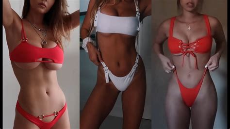 BEST BIKINI TRY ON HAUL 2019 5 YouTube