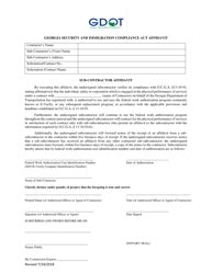 Georgia United States O C C A 50 36 1 E 2 Affidavit Fill Out