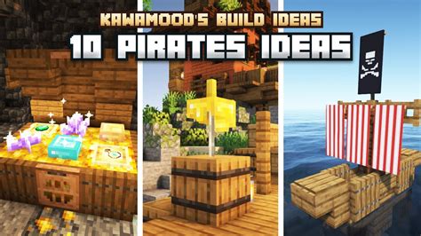 10 Minecraft Pirates Build Ideas Youtube